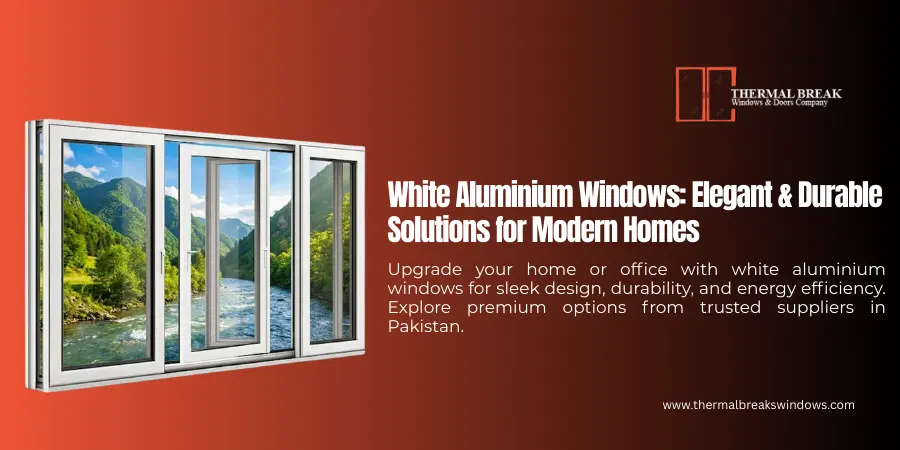 white aluminium windows