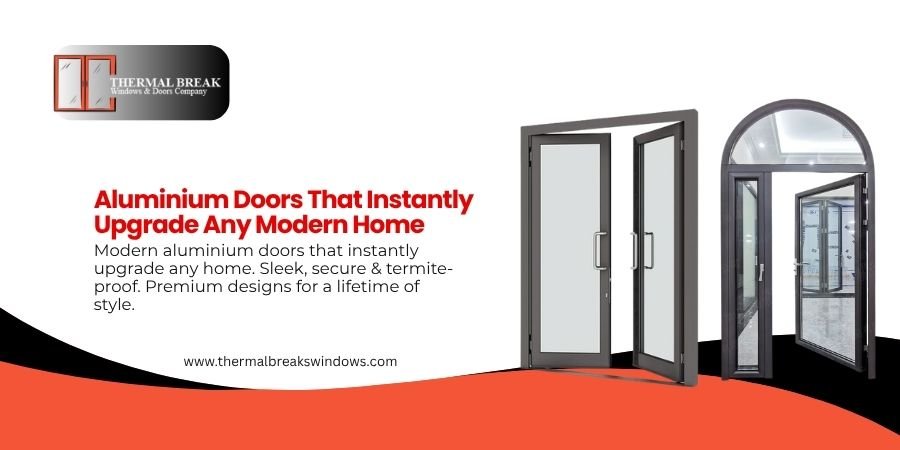 Aluminium doors