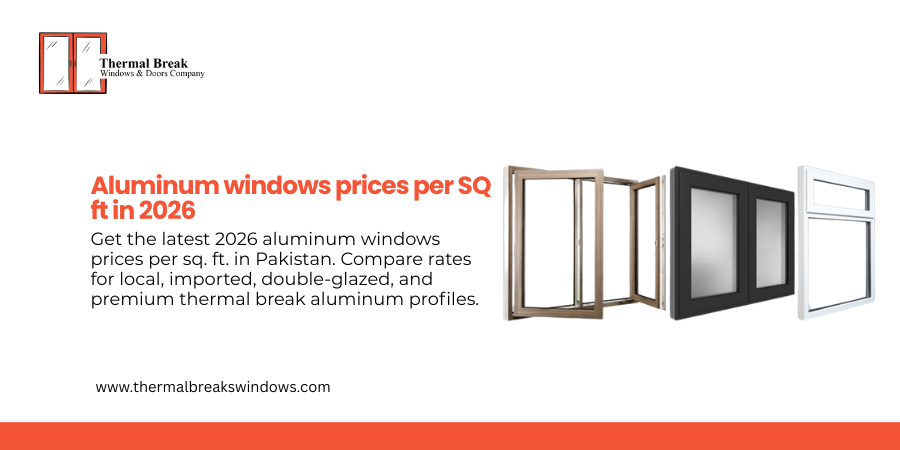 Aluminium Windows Price Per Sq Ft in 2026