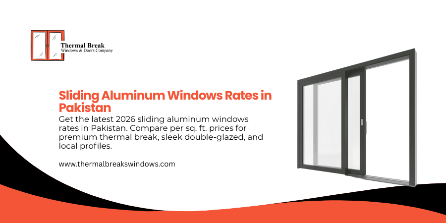 Sliding Aluminium Windows Rates in Pakistan