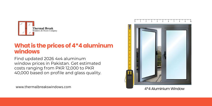 What is the Price of 4x4 Aluminum Windows